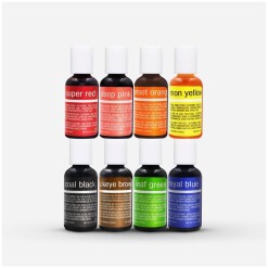 Liqua Gel Kit Chefmaster 8 Color