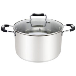 Urban Collection 20 Qt Stockpot W/ Black Handles