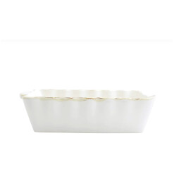 Italian Baker Medium Rectangle White